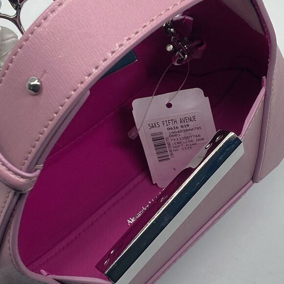 Alexander McQueen Skull Jeweled Mini Chain Hobo Bag - Picture 13 of 16